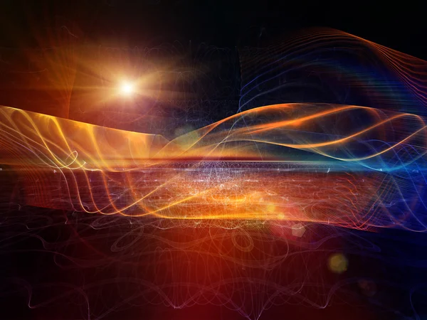 Synergies of Light Waves — Stock Photo, Image