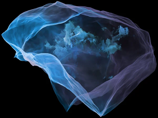 Visualización de partículas de la mente — Foto de Stock