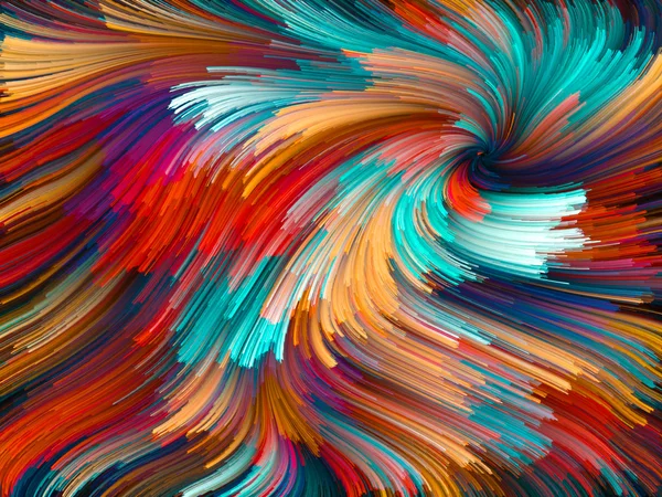 Unfolding of Color Vortex — Stock Photo, Image