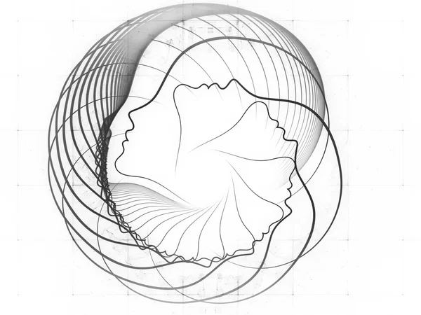 Elegance duše geometrie — Stock fotografie