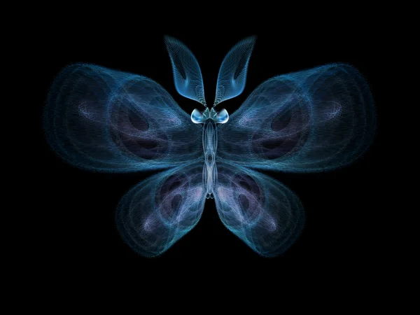 Mariposa virtual — Foto de Stock