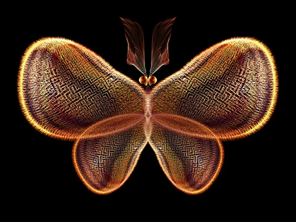Farfalla concettuale — Foto Stock