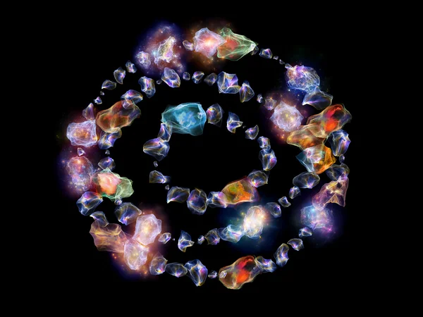 Zusammensetzung der Juwelen — Stockfoto