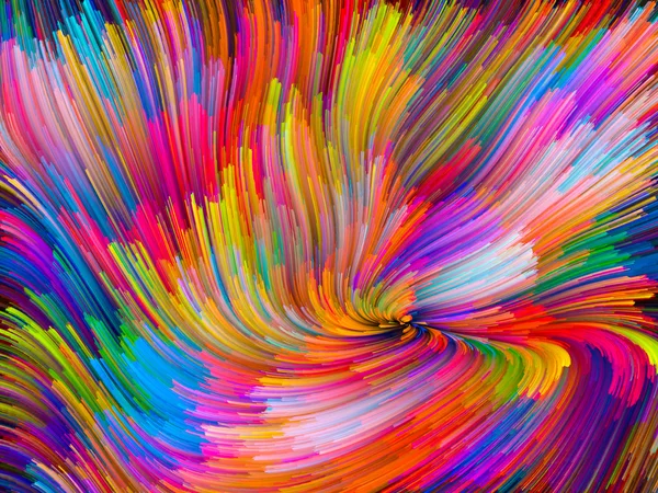 Vortice di colore metaforico — Foto Stock
