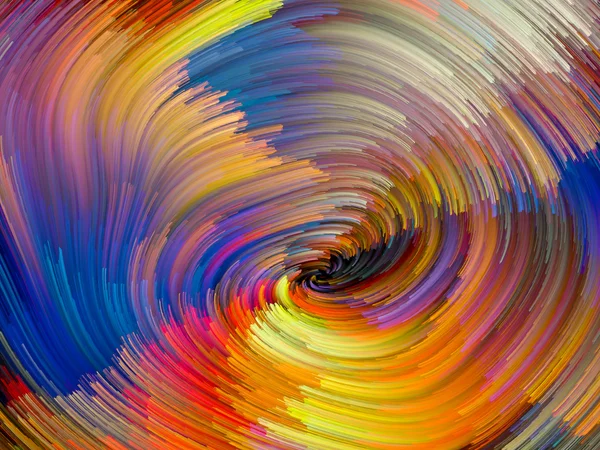 Kleur Vortex abstractie — Stockfoto