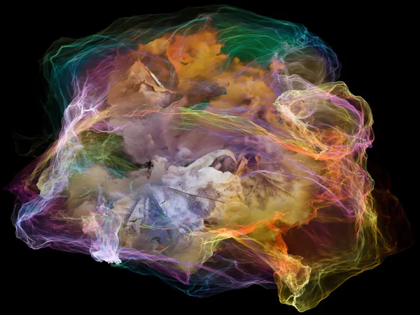 Virtualization of Mind Particle — Stock Photo, Image