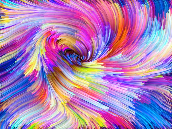 Evolving Color Vortex — Stock Photo, Image