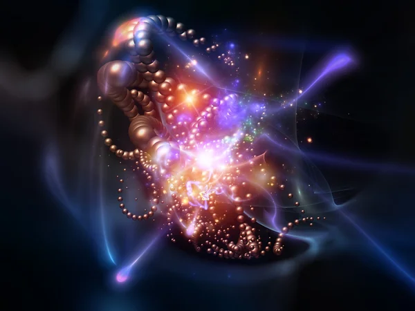 입자의 가속 — 스톡 사진