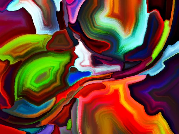 Abstrakte Farbformen — Stockfoto