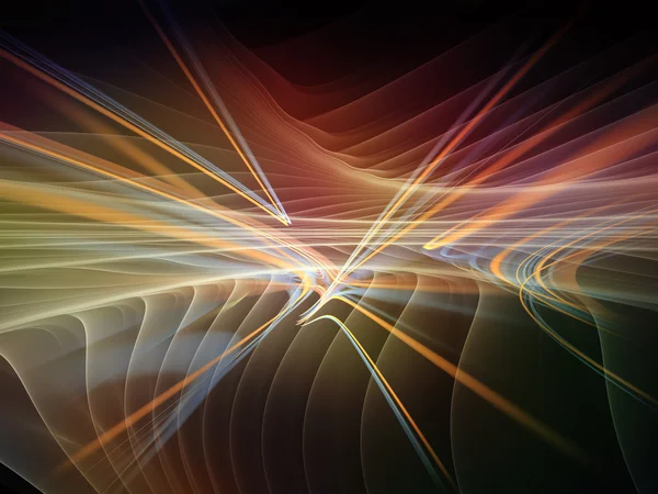 Віртуальний хвилі світла — стокове фото