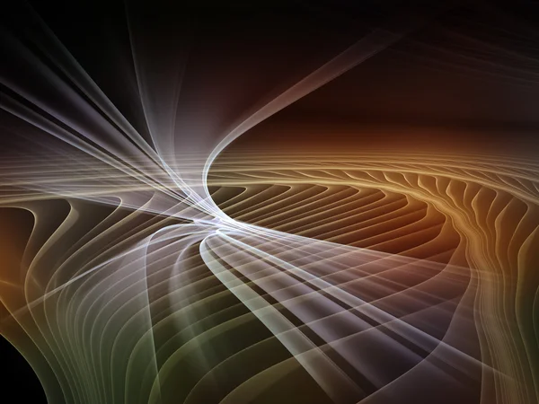 光の波の相乗効果 — ストック写真