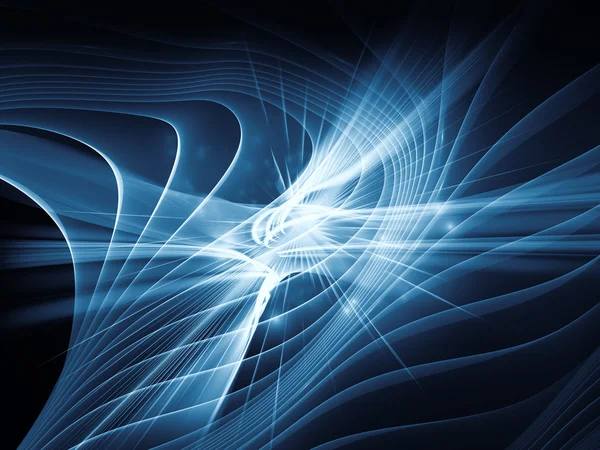 Işık dalgaların yayılması — Stok fotoğraf