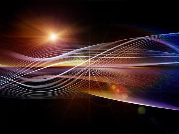 Synergies of Light Waves — Stock Photo, Image