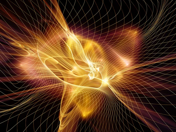 Enerji ışık dalgalarının — Stok fotoğraf