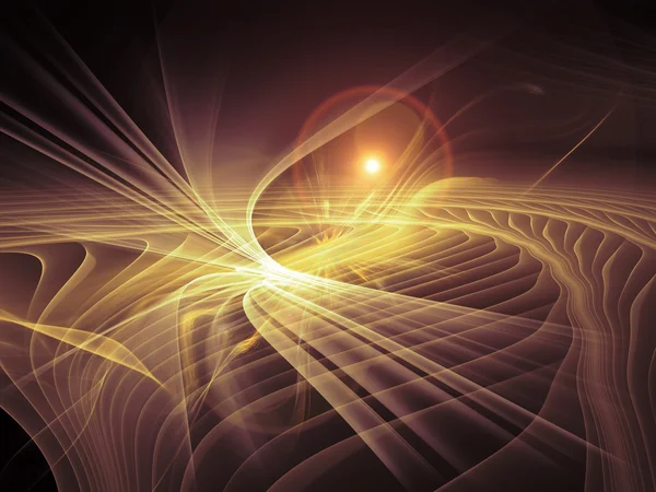 仮想光の波 — ストック写真