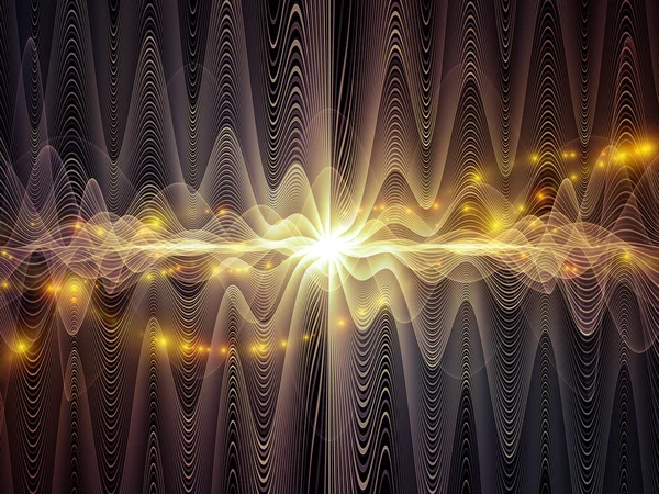 Velocidade das ondas de luz — Fotografia de Stock