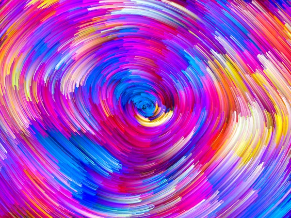 Virtual Color Vortex — Stock Photo, Image