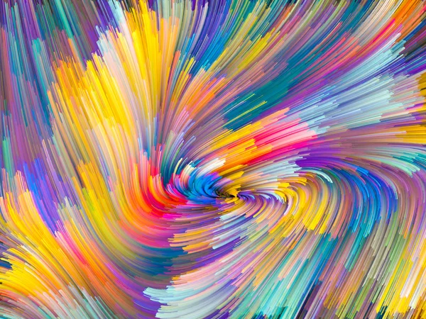 Conceptual Color Vortex — Stock Photo, Image