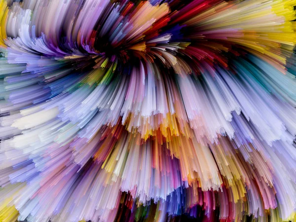 Bølger av farge – stockfoto