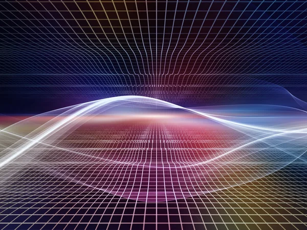 Virtualization of Light Waves — Stock Photo, Image