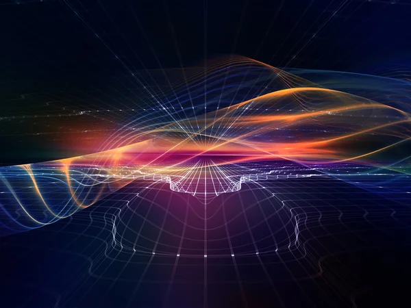 Visualization of Light Waves — Stock Photo, Image