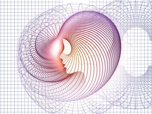 Paradigm för själen geometri — Stockfoto