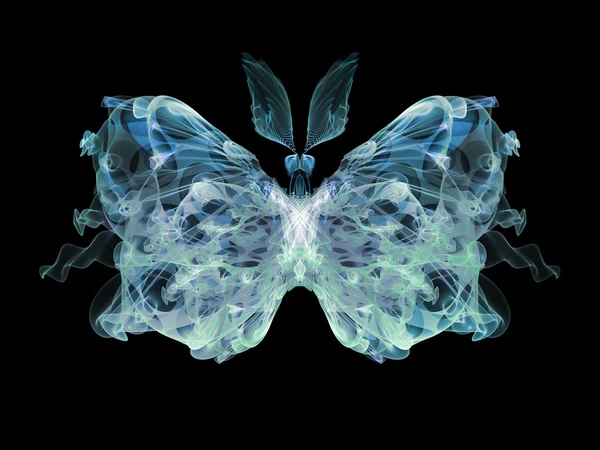 Mariposa digital — Foto de Stock