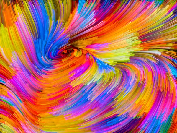 Vortex de couleur virtuelle — Photo