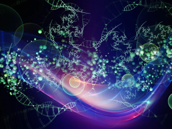 ADN em evolução — Fotografia de Stock
