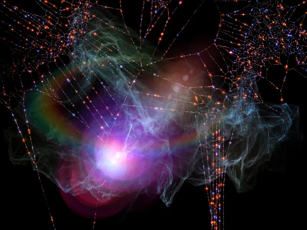 Lichten van netwerk — Stockfoto