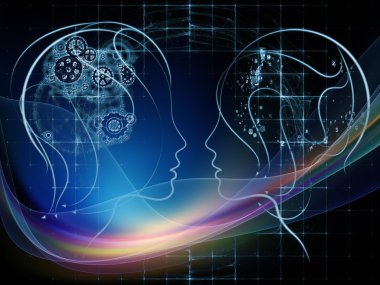 İnsan sihirli arka plan