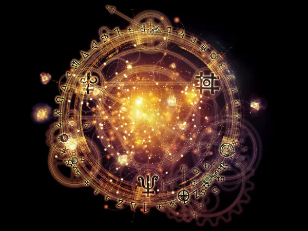 Gears of astrologie — Stockfoto