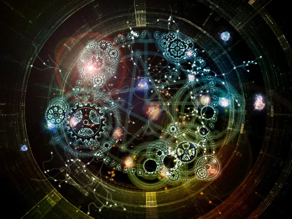 Gears of astrologie — Stockfoto
