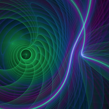 Uzay türbülans serisi. Eðitim, araþtýrma ve modern bilim konularýndaki çalýþma dalgalarýnýn deseni.