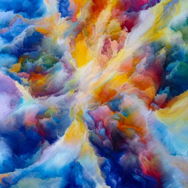 Dokunsal Dokular serisi. Yaratıcılık, hayal gücü ve tasarım konularındaki dinamik renkli dokuların tasarımı. İnsan bağlantıları koptuğunda, dokuların sesleri gelişir..