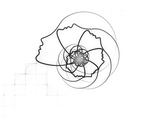 Cesta duše geometrie — Stock fotografie