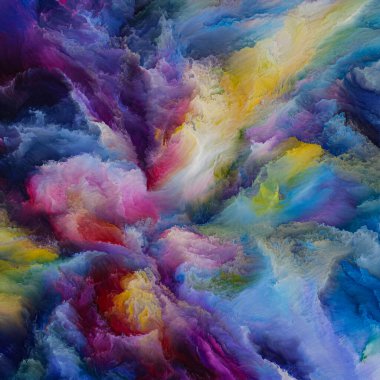 Renklerin Özgünlüğü serisi. Yaratıcılık, hayal gücü ve tasarım konularındaki dokulu renklerin düzenlenmesi. İnsan bağlantıları koptuğunda, dokuların sesleri gelişir..