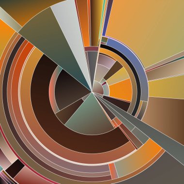 Renkli Palet serisi. Kaos, görselleştirme, sanat, bilim ve tasarım konularında renkli katmanlı ve karmaşık tonsal zıtlıklar..