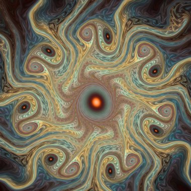 Fraktal Geometri serisi. Fraktal tasarım, bilim, görselleştirme, organik geometri ve matematik konularında karmaşık bir kırmızı ve menekşe enerji ağı.