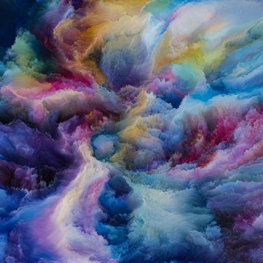 Renklerin Özgünlüğü serisi. Yaratıcılık, hayal gücü ve tasarım konularındaki dokulu renklerin düzenlenmesi. İnsan bağlantıları koptuğunda, dokuların sesleri gelişir..