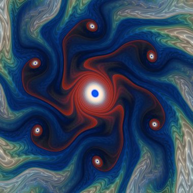 Fractal Vortex series. A graphic exploration of interconnected systems on the subject of math, fractal design, science, visualization and organic geometry.