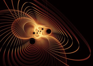 Fraktal Geometri serisi. Fraktal tasarım, bilim, görselleştirme, geometri ve matematik konularındaki organik ışık yolları.