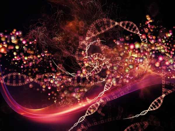 O ADN vivo — Fotografia de Stock