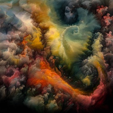 Dokunsal Dokular serisi. Yaratıcılık, hayal gücü ve tasarım konularındaki dinamik renkli dokuların arka plan kompozisyonu. İnsan bağlantıları koptuğunda, dokuların sesleri gelişir..