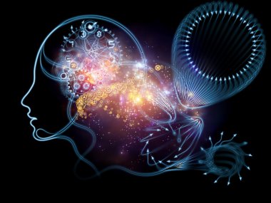 İnsan yörüngeler arka plan