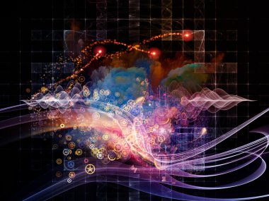 soyut görselleştirme arka plan