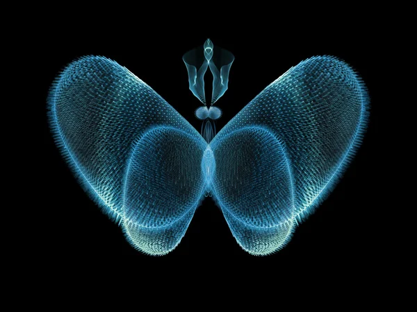 Conceptual Butterfly background — Stockfoto