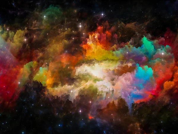 Nebula Abstraction background — 图库照片