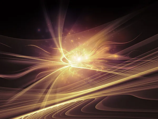 Visualization of Light Waves — Stock Photo, Image