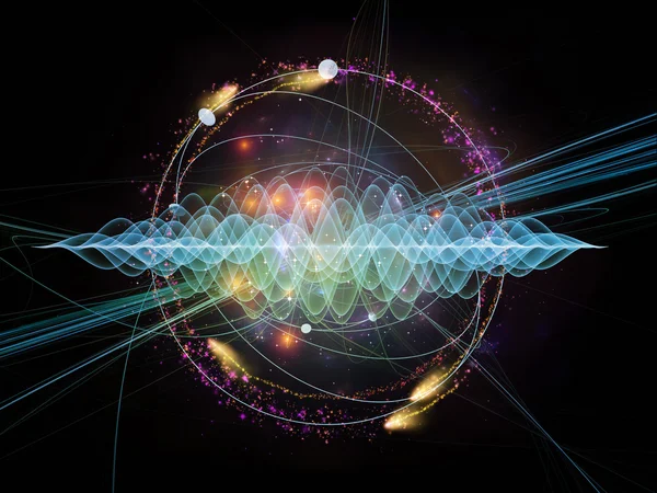 Lights of Quantum Wave — Stock Photo, Image